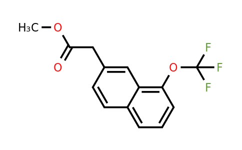 1261785-77-6 | Methyl 1-(trifluoromethoxy)naphthalene-7-acetate