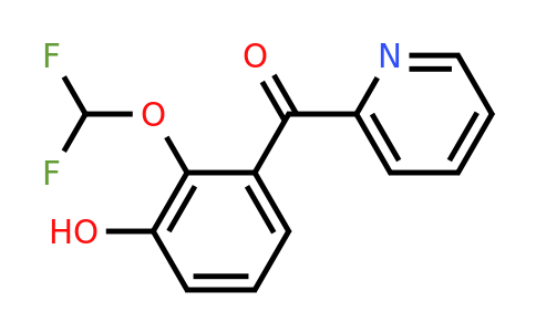 1261787-16-9 | 2-(2-(Difluoromethoxy)-3-hydroxybenzoyl)pyridine