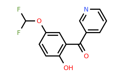 1261787-38-5 | 3-(5-(Difluoromethoxy)-2-hydroxybenzoyl)pyridine