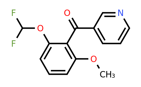 1261787-62-5 | 3-(2-(Difluoromethoxy)-6-methoxybenzoyl)pyridine