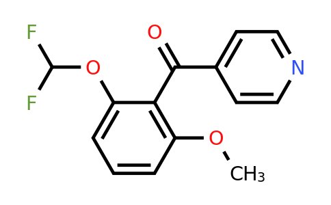 1261787-65-8 | 4-(2-(Difluoromethoxy)-6-methoxybenzoyl)pyridine