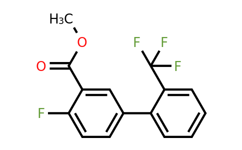 1261788-37-7 | 4-Fluoro-2'-(trifluoromethyl)biphenyl-3-carboxylic acid methyl ester