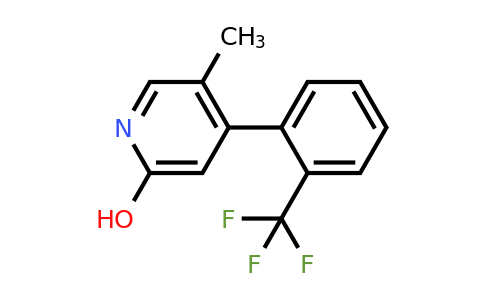 1261788-39-9 | 2-Hydroxy-5-methyl-4-(2-(trifluoromethyl)phenyl)pyridine