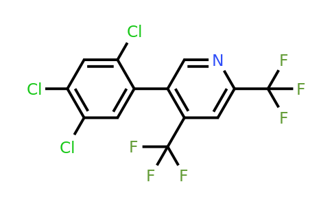 1261788-65-1 | 2,4-Bis(trifluoromethyl)-5-(2,4,5-trichlorophenyl)pyridine