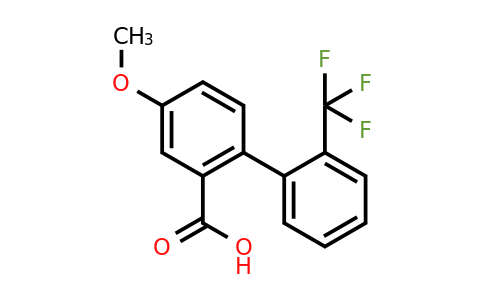 1261789-34-7 | 4-Methoxy-2'-(trifluoromethyl)biphenyl-2-carboxylic acid