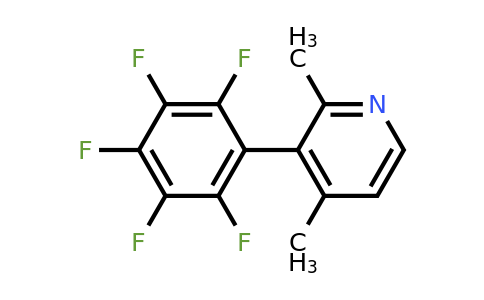 1261789-65-4 | 2,4-Dimethyl-3-(perfluorophenyl)pyridine