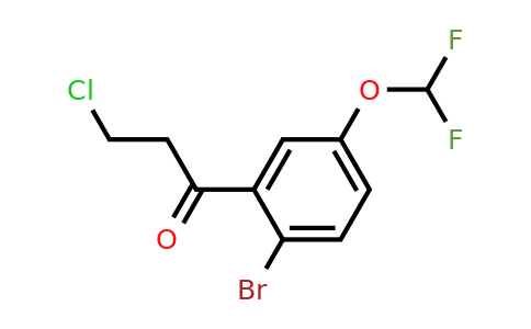 1261790-45-7 | 2'-Bromo-3-chloro-5'-(difluoromethoxy)propiophenone
