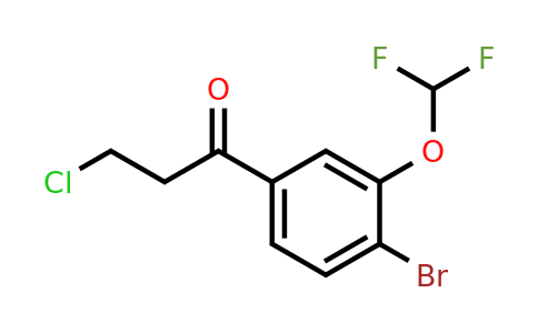 1261790-52-6 | 4'-Bromo-3-chloro-3'-(difluoromethoxy)propiophenone