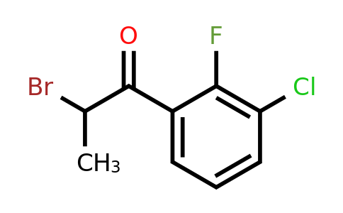 1261790-62-8 | 2-Bromo-3'-chloro-2'-fluoropropiophenone