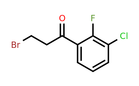 1261790-64-0 | 3-Bromo-3'-chloro-2'-fluoropropiophenone