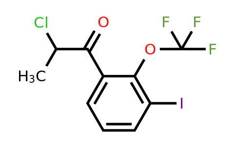 1261790-82-2 | 2-Chloro-3'-iodo-2'-(trifluoromethoxy)propiophenone