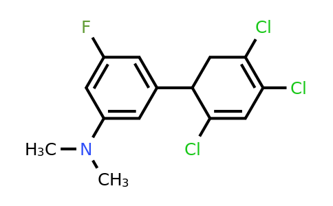 1261790-83-3 | [3-Fluoro-5-(2,4,5-trichloro-cyclohexa-2,4-dienyl)phenyl]-dimethylamine