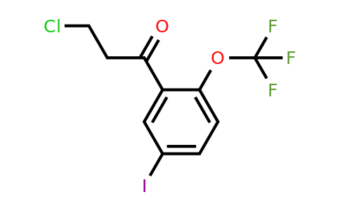 1261790-85-5 | 3-Chloro-5'-iodo-2'-(trifluoromethoxy)propiophenone