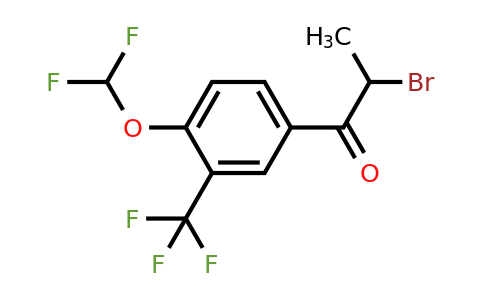 1261791-18-7 | 2-Bromo-4'-(difluoromethoxy)-3'-(trifluoromethyl)propiophenone