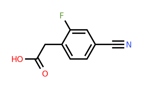 1261791-33-6 | 4-Cyano-2-fluorophenylacetic acid