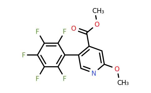 Methyl 2-methoxy-5-(perfluorophenyl)isonicotinate