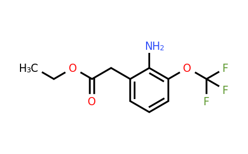 1261791-39-2 | Ethyl 2-amino-3-(trifluoromethoxy)phenylacetate
