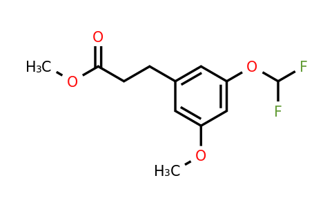 1261791-45-0 | Methyl 3-(3'-(difluoromethoxy)-5'-methoxyphenyl)propionate