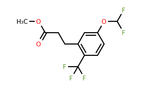 1261791-51-8 | Methyl 3-(5'-(difluoromethoxy)-2'-(trifluoromethyl)phenyl)propionate
