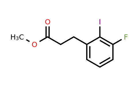 1261791-80-3 | Methyl 3-(3'-fluoro-2'-iodophenyl)propionate