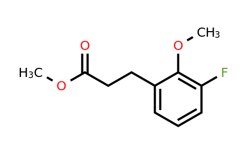 1261791-97-2 | Methyl 3-(3'-fluoro-2'-methoxyphenyl)propionate