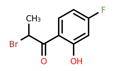 1261792-11-3 | 2-Bromo-4'-fluoro-2'-hydroxypropiophenone