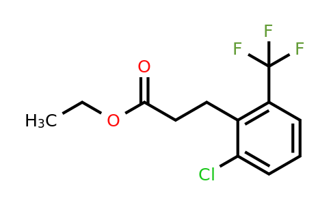 1261792-23-7 | Ethyl 3-(2'-chloro-6'-(trifluoromethyl)phenyl)propionate