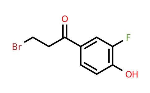 1261792-25-9 | 3-Bromo-3'-fluoro-4'-hydroxypropiophenone