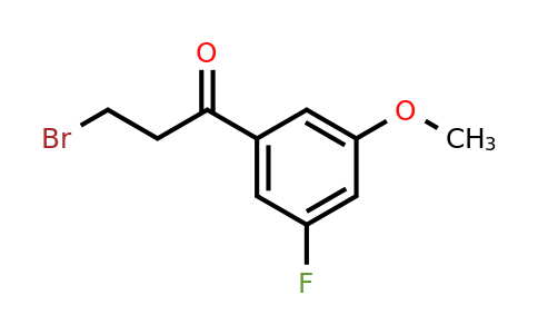 1261792-49-7 | 3-Bromo-3'-fluoro-5'-methoxypropiophenone