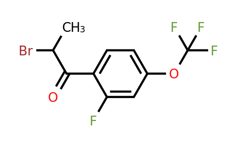 1261792-73-7 | 2-Bromo-2'-fluoro-4'-(trifluoromethoxy)propiophenone