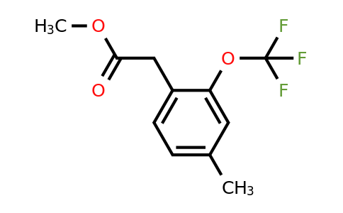 1261793-10-5 | Methyl 4-methyl-2-(trifluoromethoxy)phenylacetate