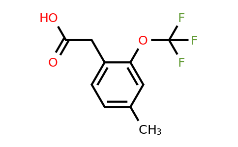 1261793-24-1 | 4-Methyl-2-(trifluoromethoxy)phenylacetic acid