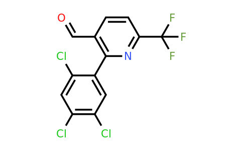 1261793-90-1 | 2-(2,4,5-Trichlorophenyl)-6-(trifluoromethyl)nicotinaldehyde