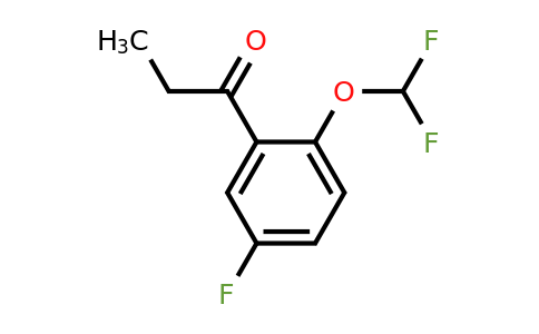 1261793-93-4 | 2'-(Difluoromethoxy)-5'-fluoropropiophenone