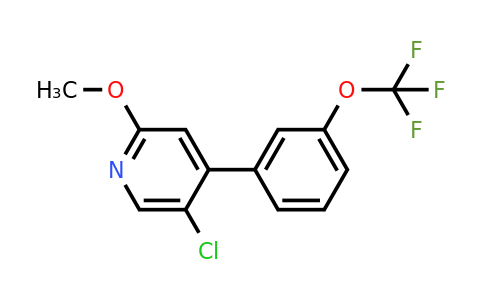 1261793-95-6 | 5-Chloro-2-methoxy-4-(3-(trifluoromethoxy)phenyl)pyridine