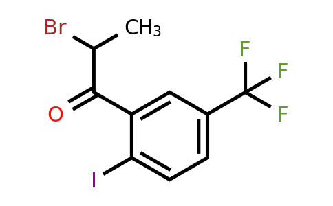 1261793-96-7 | 2-Bromo-2'-iodo-5'-(trifluoromethyl)propiophenone