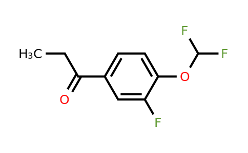 1261793-99-0 | 4'-(Difluoromethoxy)-3'-fluoropropiophenone
