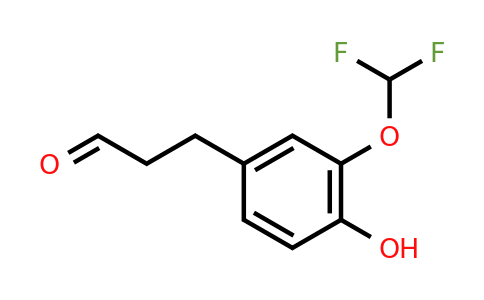 1261794-05-1 | 3-(3'-(Difluoromethoxy)-4'-hydroxyphenyl)propionaldehyde