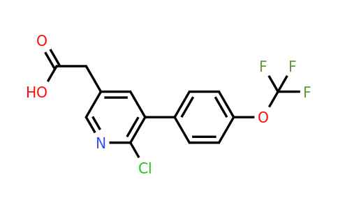 1261794-16-4 | 2-Chloro-3-(4-(trifluoromethoxy)phenyl)pyridine-5-acetic acid