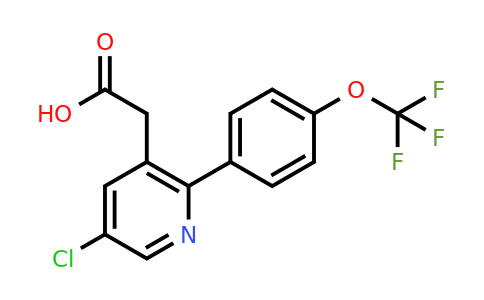 1261794-43-7 | 5-Chloro-2-(4-(trifluoromethoxy)phenyl)pyridine-3-acetic acid