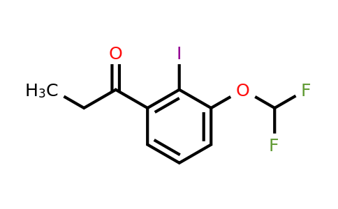 1261794-55-1 | 3'-(Difluoromethoxy)-2'-iodopropiophenone