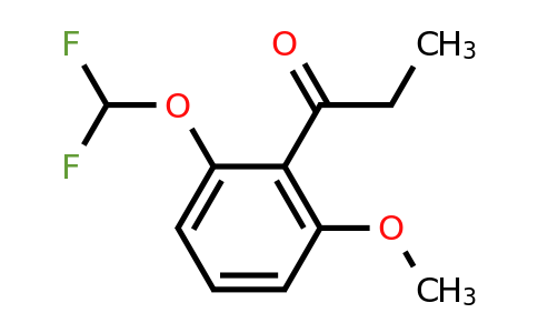 1261794-68-6 | 2'-(Difluoromethoxy)-6'-methoxypropiophenone