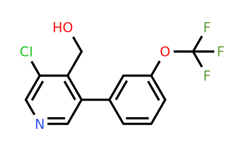 1261794-87-9 | 3-Chloro-5-(3-(trifluoromethoxy)phenyl)pyridine-4-methanol