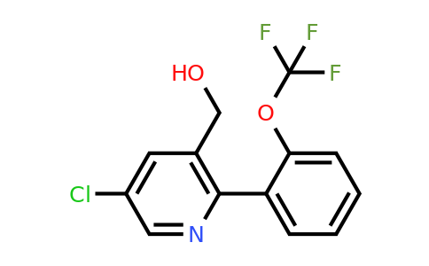 1261794-91-5 | 5-Chloro-2-(2-(trifluoromethoxy)phenyl)pyridine-3-methanol