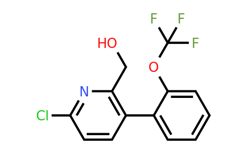 1261794-99-3 | 6-Chloro-3-(2-(trifluoromethoxy)phenyl)pyridine-2-methanol