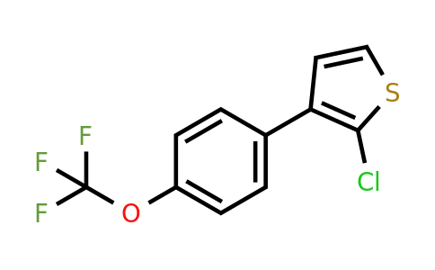 1261795-05-4 | 2-Chloro-3-(4-(trifluoromethoxy)phenyl)thiophene