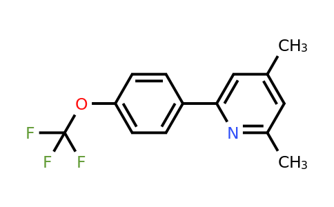 1261795-44-1 | 2,4-Dimethyl-6-(4-(trifluoromethoxy)phenyl)pyridine