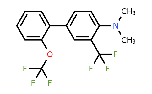 1261795-53-2 | Dimethyl-(2'-(trifluoromethoxy)-3-(trifluoromethyl)biphenyl-4-yl)-amine
