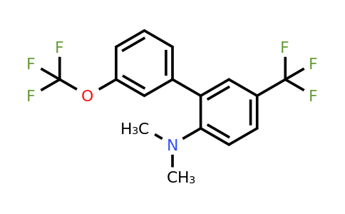 1261795-62-3 | Dimethyl-(3'-(trifluoromethoxy)-5-(trifluoromethyl)biphenyl-2-yl)-amine