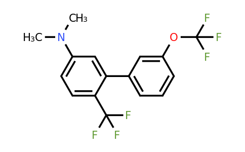 1261795-66-7 | Dimethyl-(3'-(trifluoromethoxy)-6-(trifluoromethyl)biphenyl-3-yl)-amine
